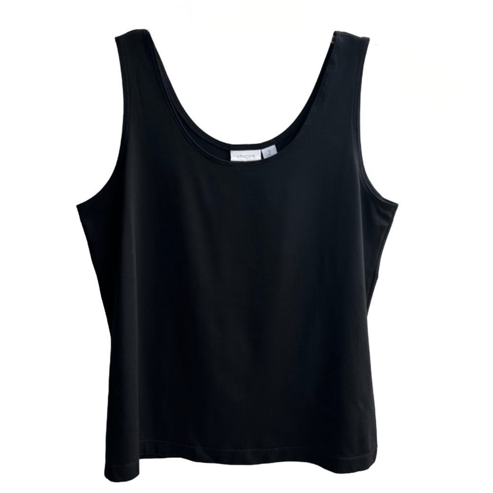 Chico's Sleeveless Black Tank Top